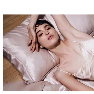 Funda de almohada de seda de doble cara 100% personalizada
