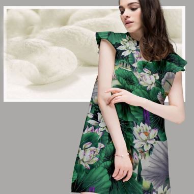 Impresión digital de tela CDC de seda con alta calidad