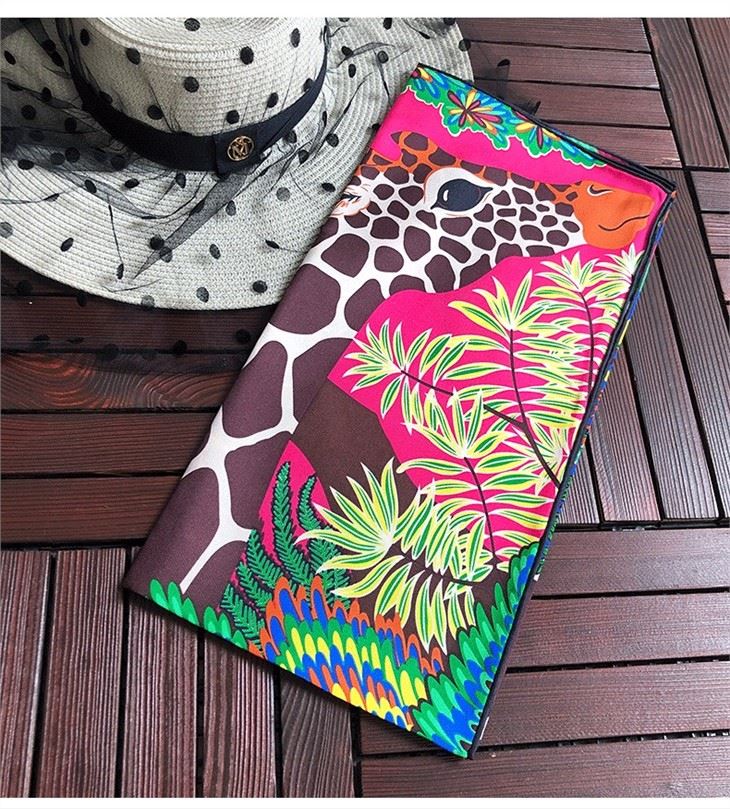 Custom Design Silk Twill Scarf